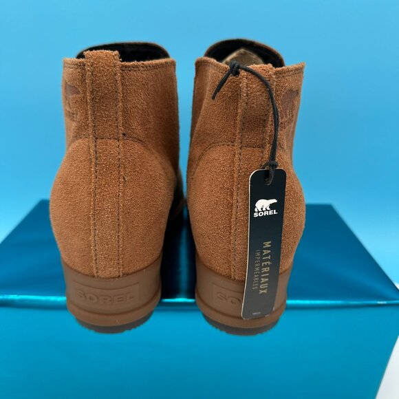 Sorel Women's Evie Ankle Pull On Bootie, Size 10, Cognac Brown - Picture 7 of 12